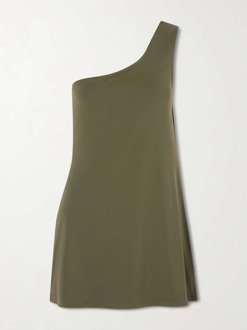 Rivage Rho One-shoulder Stretch-jersey Swim Dress