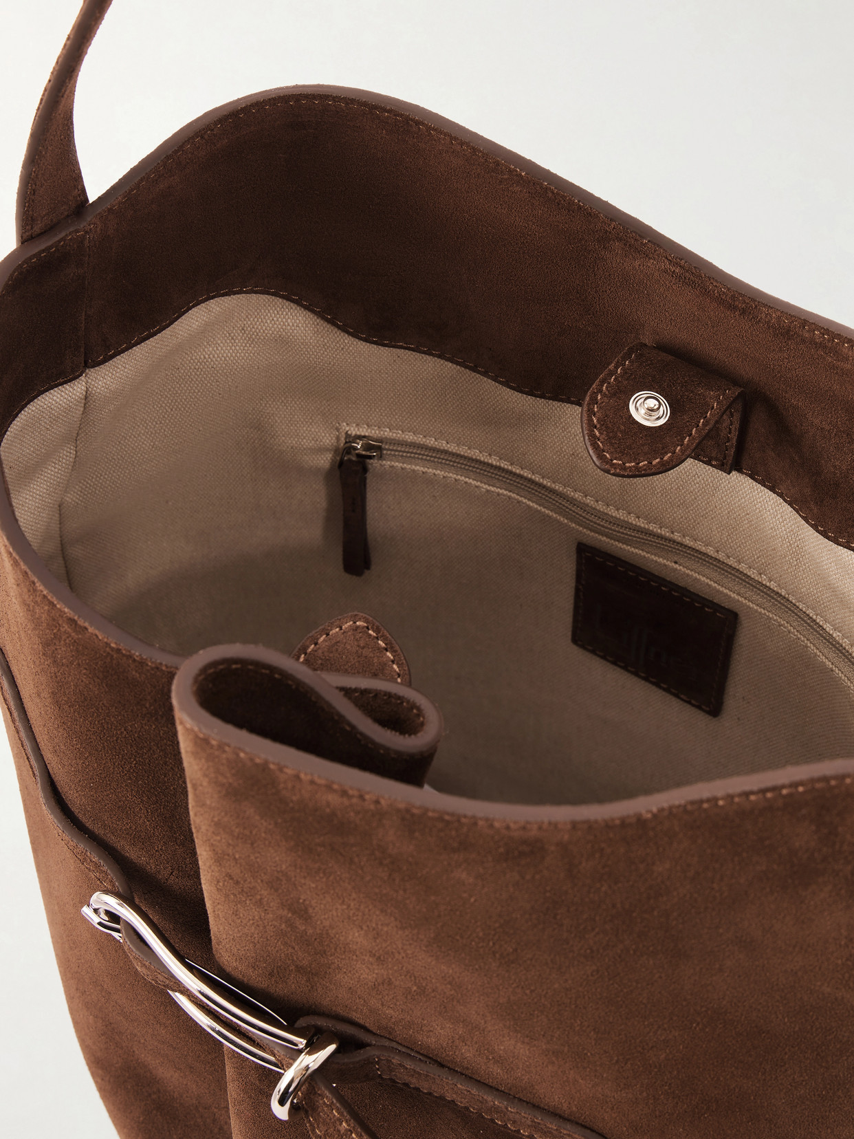 Buckled Large Shoulder Bag
