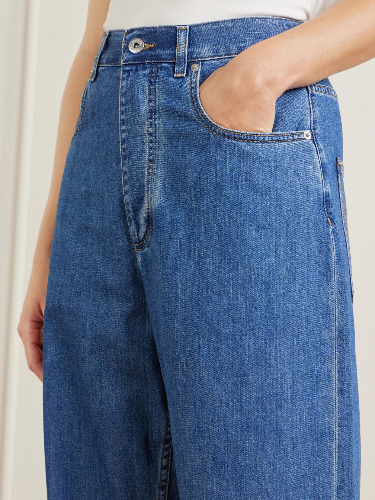 Atlantic High-Rise Straight-Leg Jeans