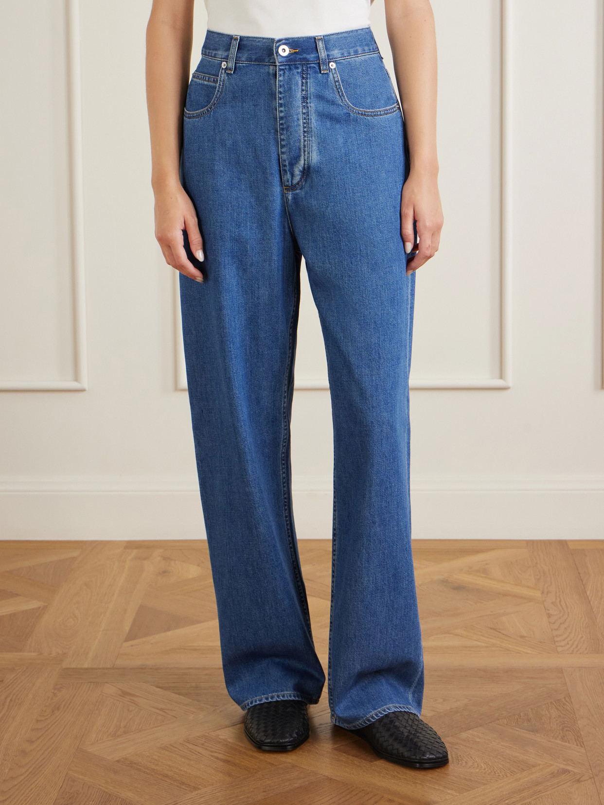 Atlantic High-Rise Straight-Leg Jeans