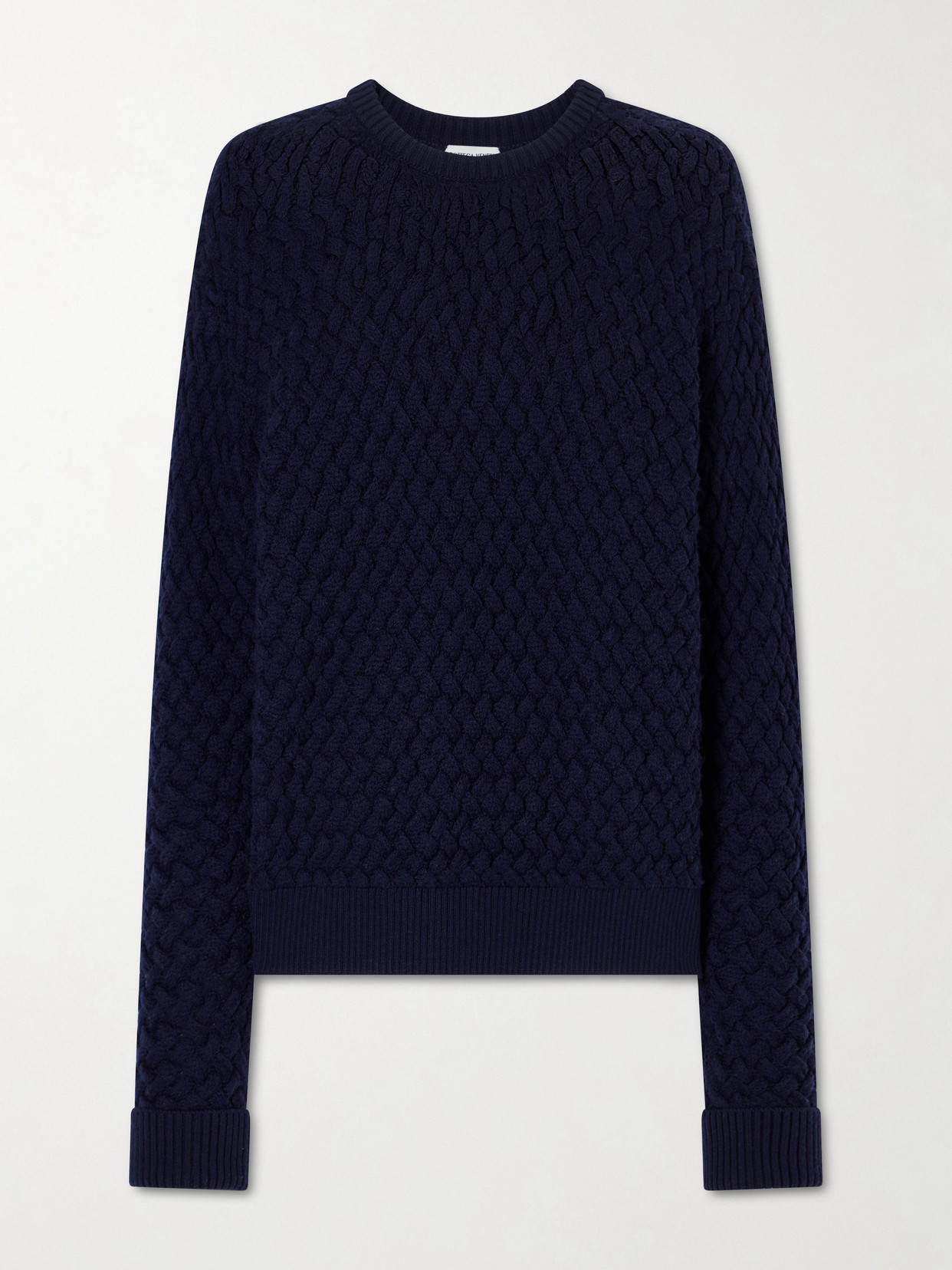 Bottega Veneta - Intrecciato Wool Sweater - Blue