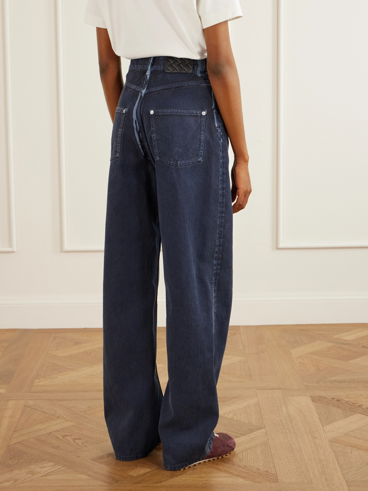 Overdyed Straight-Leg Jeans