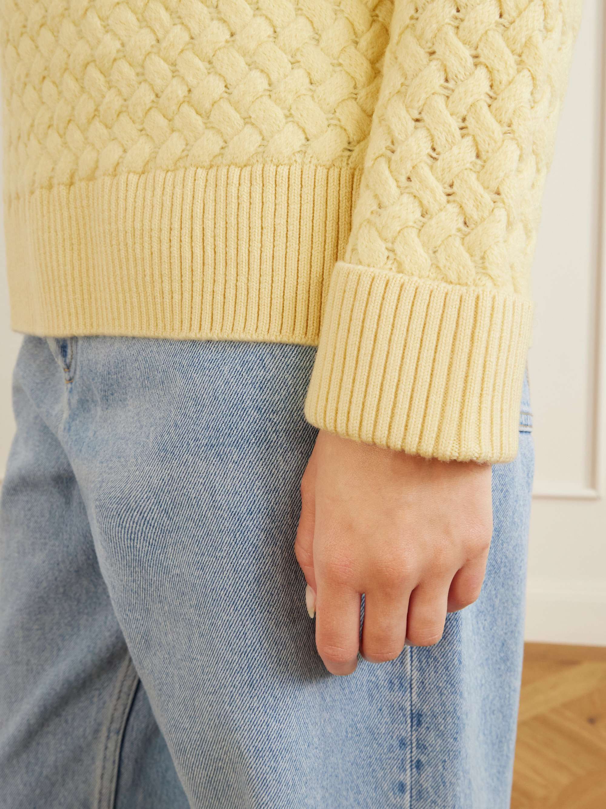BOTTEGA VENETA Intrecciato wool sweater | NET-A-PORTER