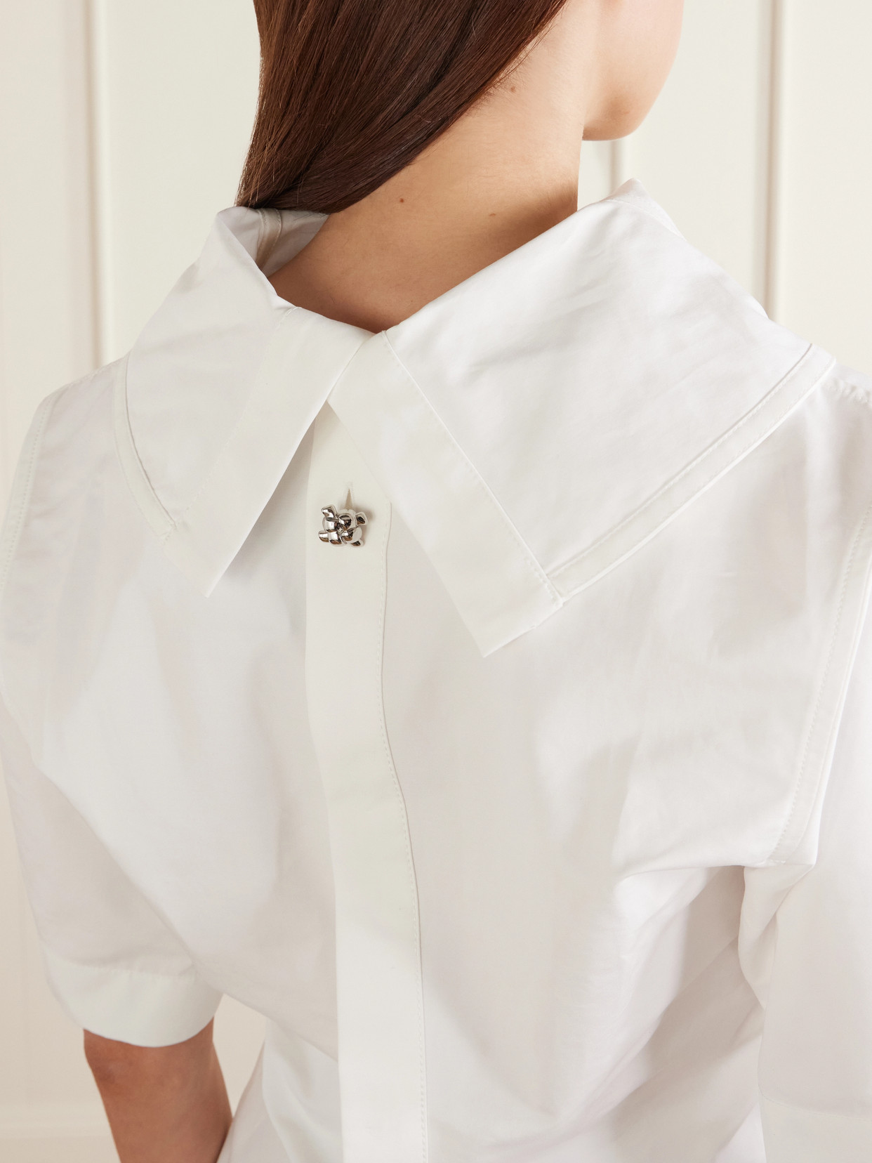 Paneled Cotton-Toile Shirt