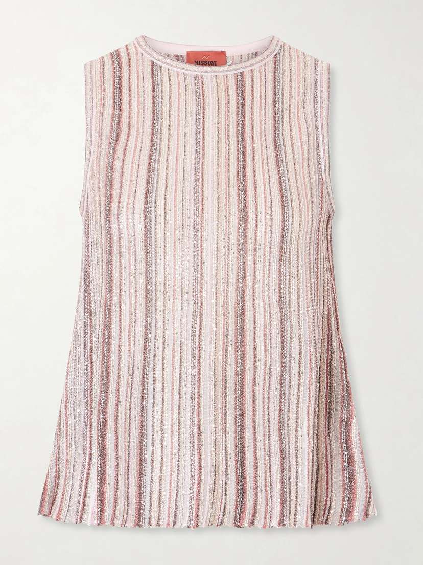 Missoni Metallic Crochet-knit Tank Top | Thumbnail 5