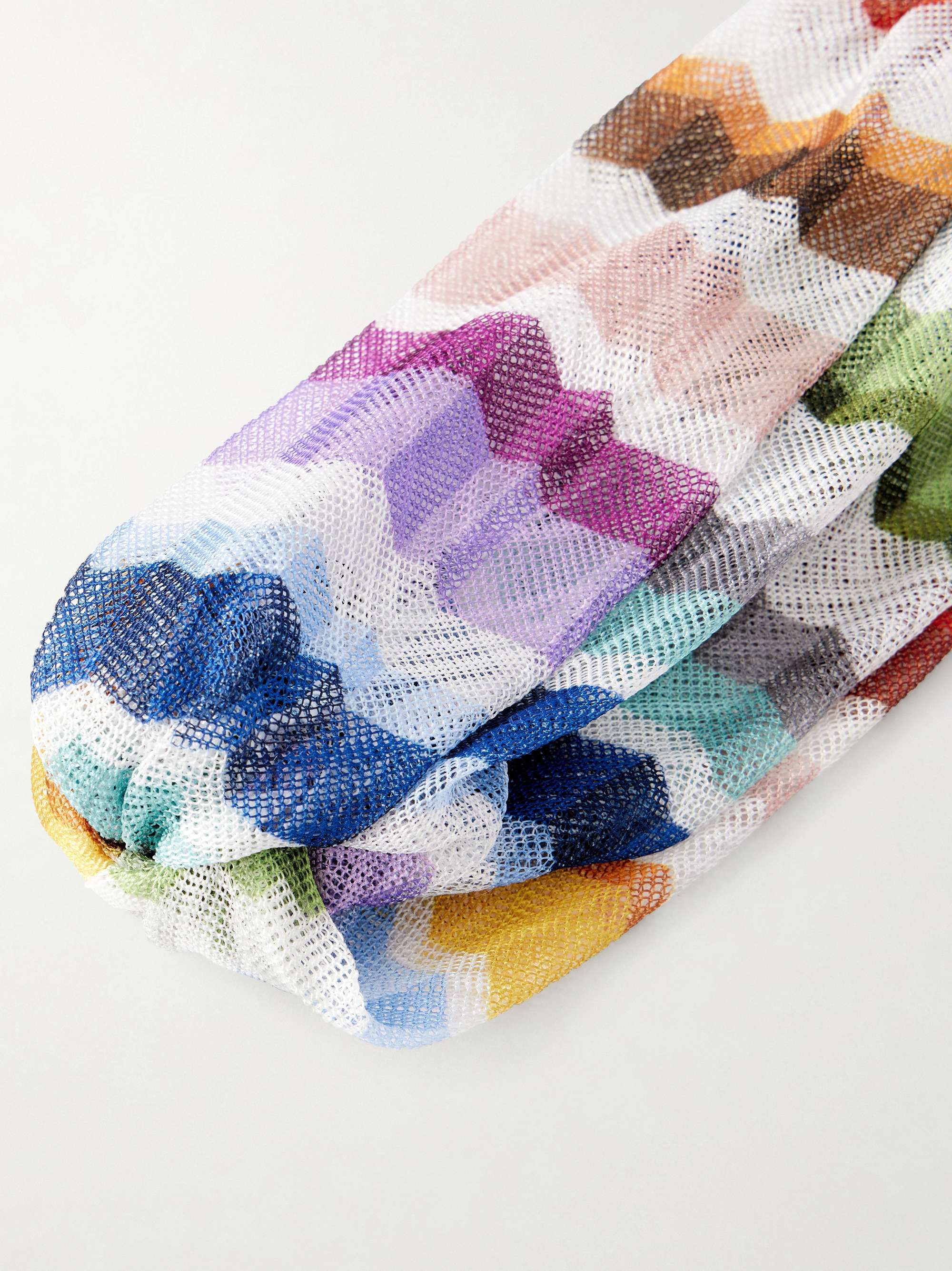 MISSONI Striped crochet-knit headband | NET-A-PORTER