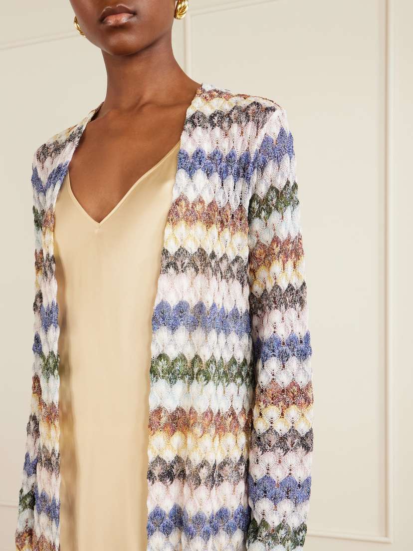 Missoni Striped Crochet-knit Cardigan | Thumbnail 4