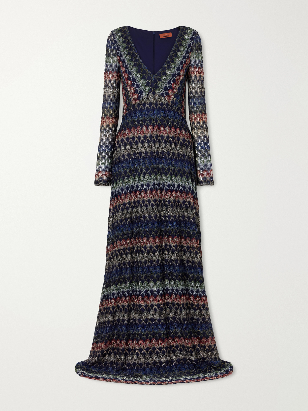 Missoni Embellished Crochet-knit Midi Dress