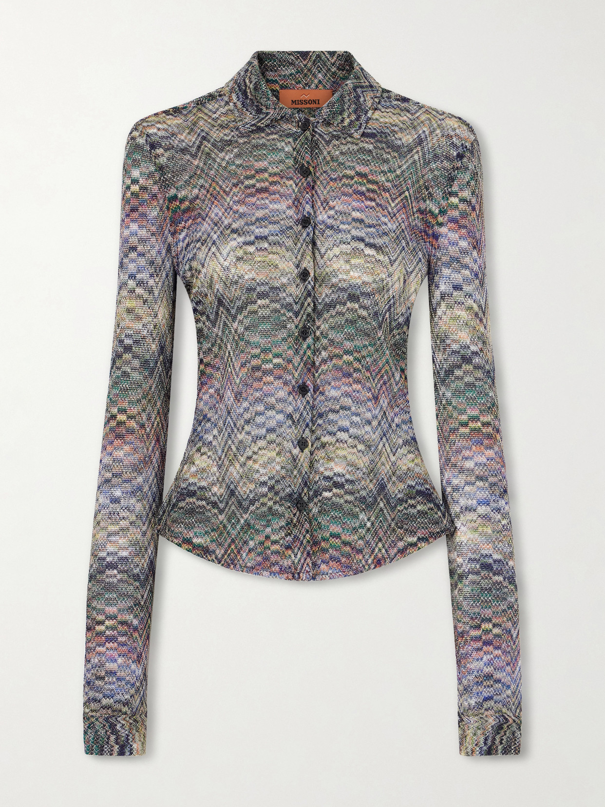 Missoni Embellished Crochet-knit Cardigan