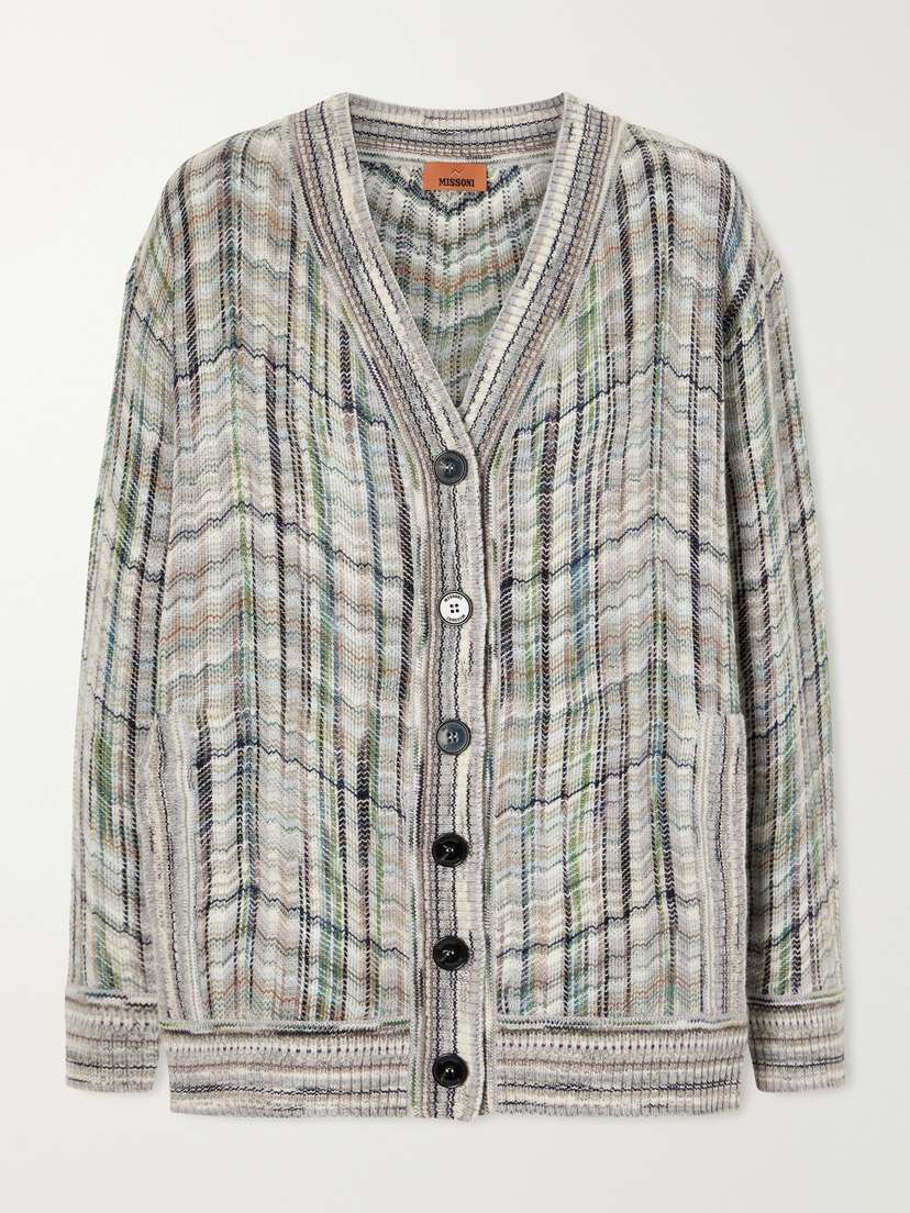 Missoni Striped Crochet-knit Wool-blend Cardigan | Thumbnail 6