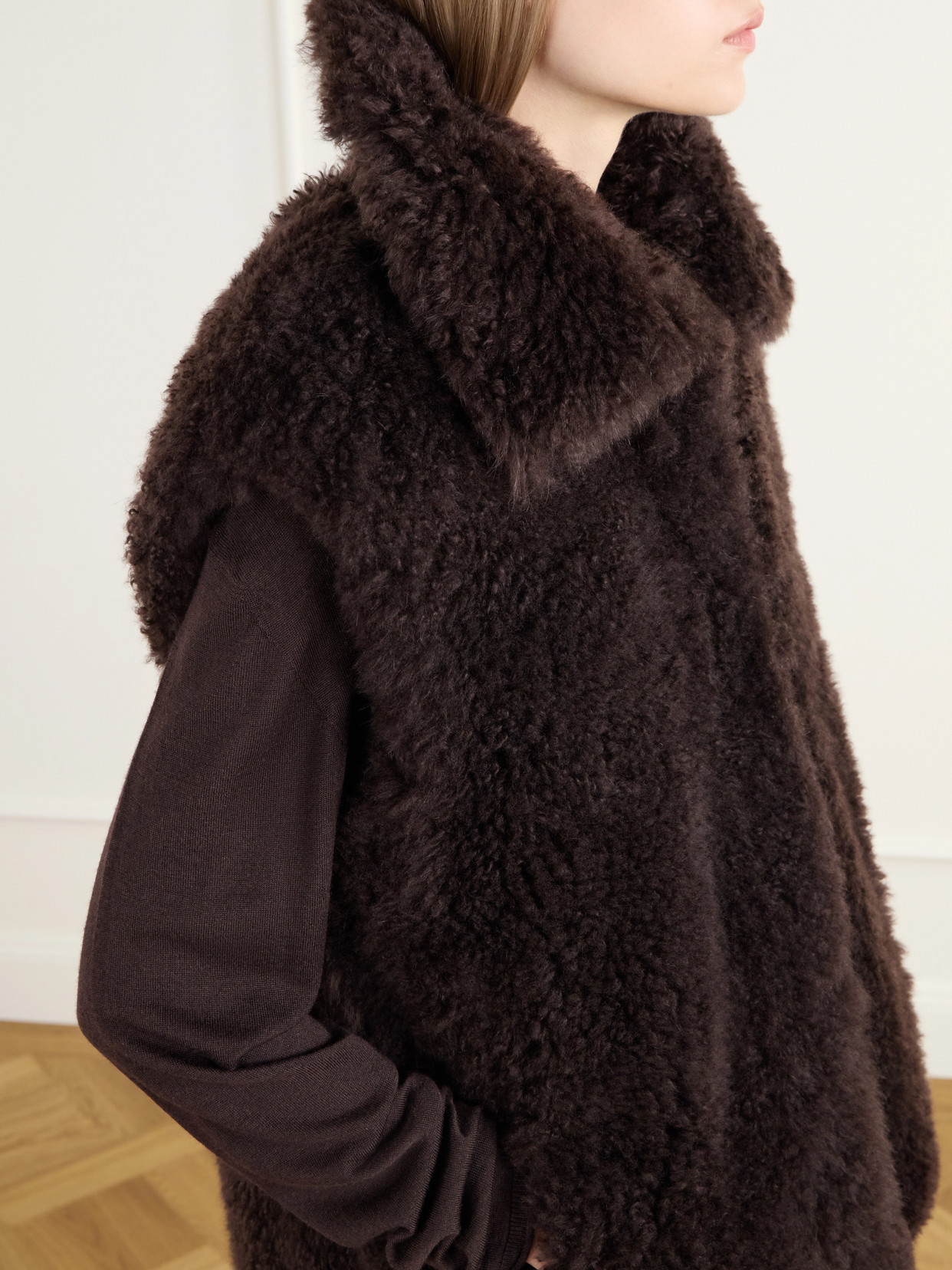 Shearling Gilet