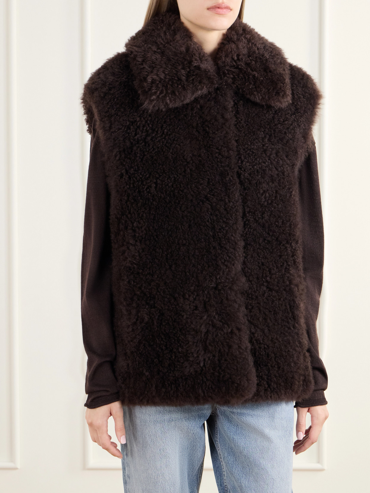 Shearling Gilet