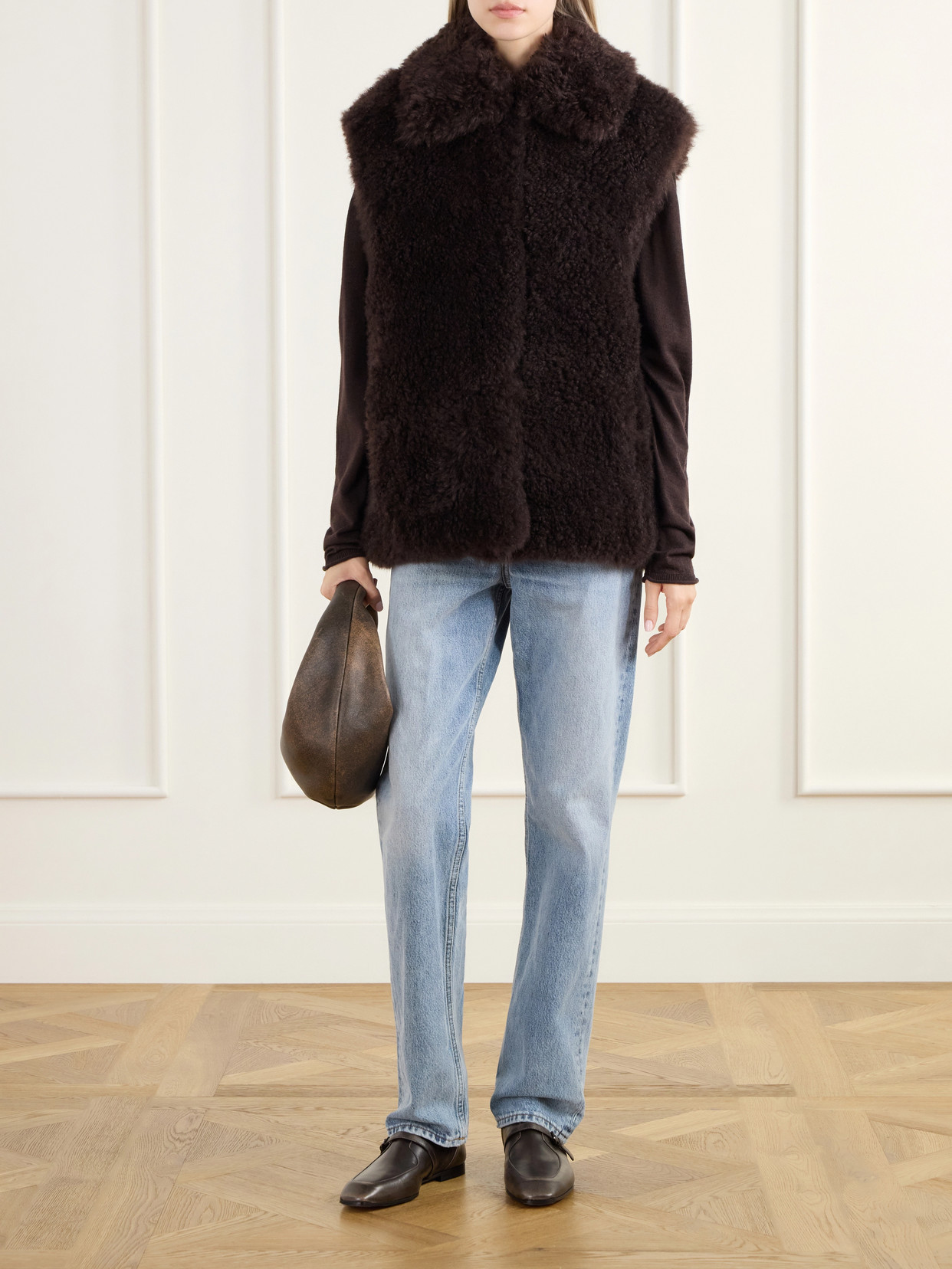 Shearling Gilet