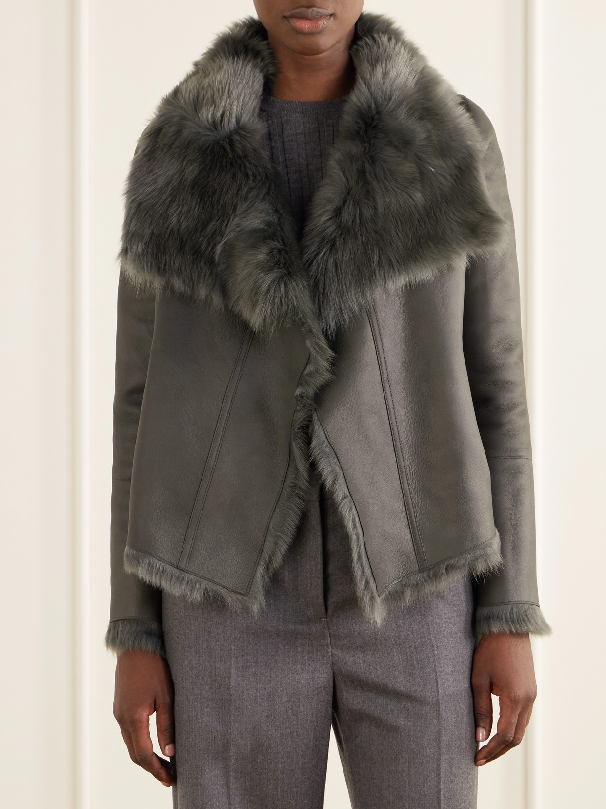 Reversible Shearling And Jacket