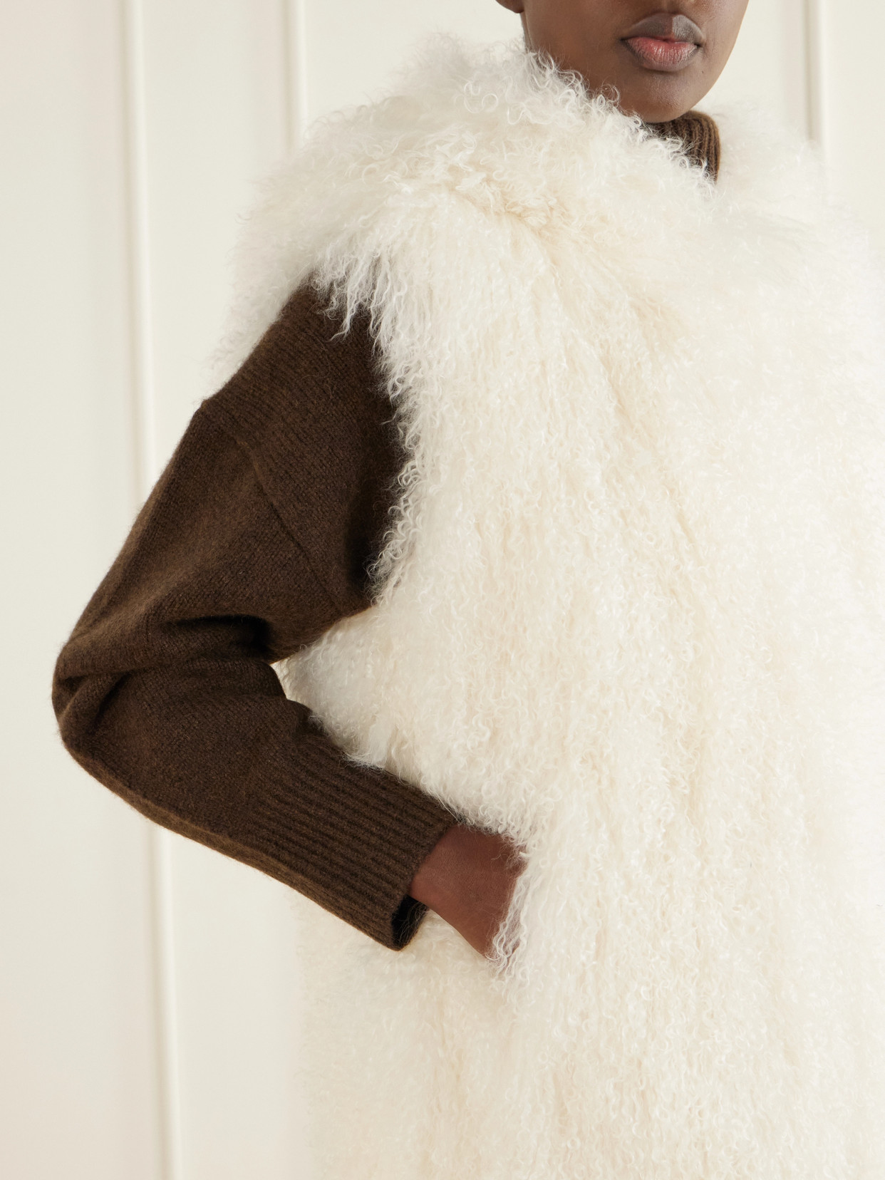 Shearling Gilet