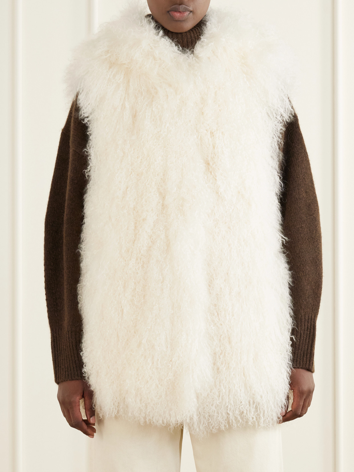 Shearling Gilet