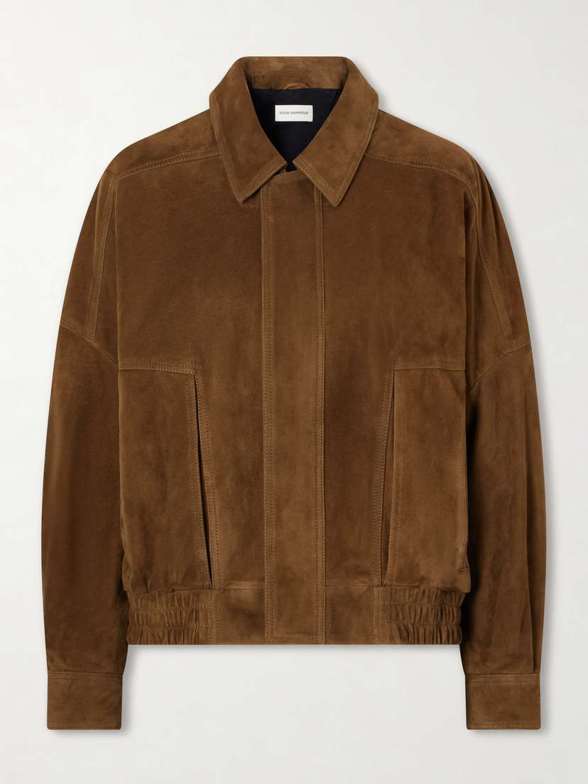 Nour Hammour Dalma Suede Jacket | Thumbnail 6 Nour Hammour Dalma Suede Jacket | Thumbnail 6