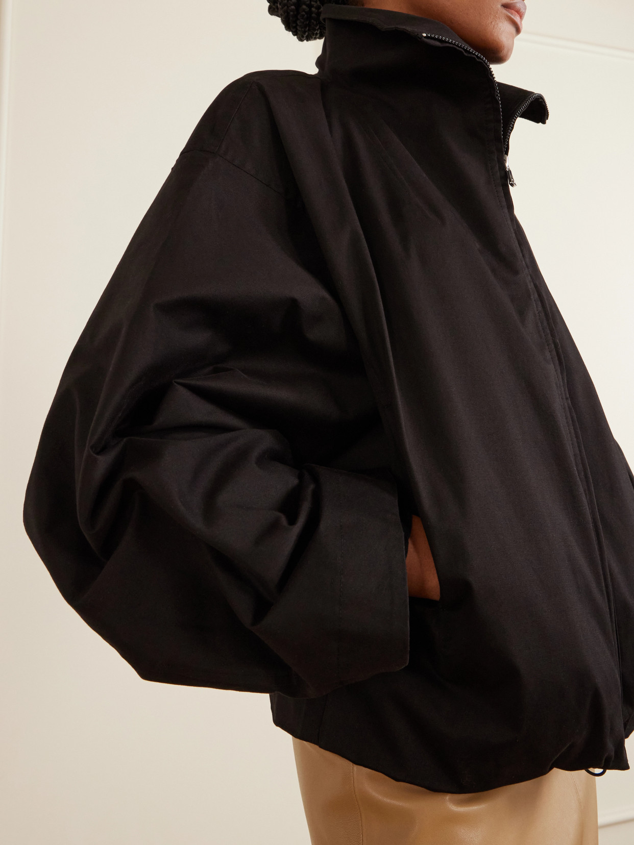 François Cotton-Blend Canvas Jacket