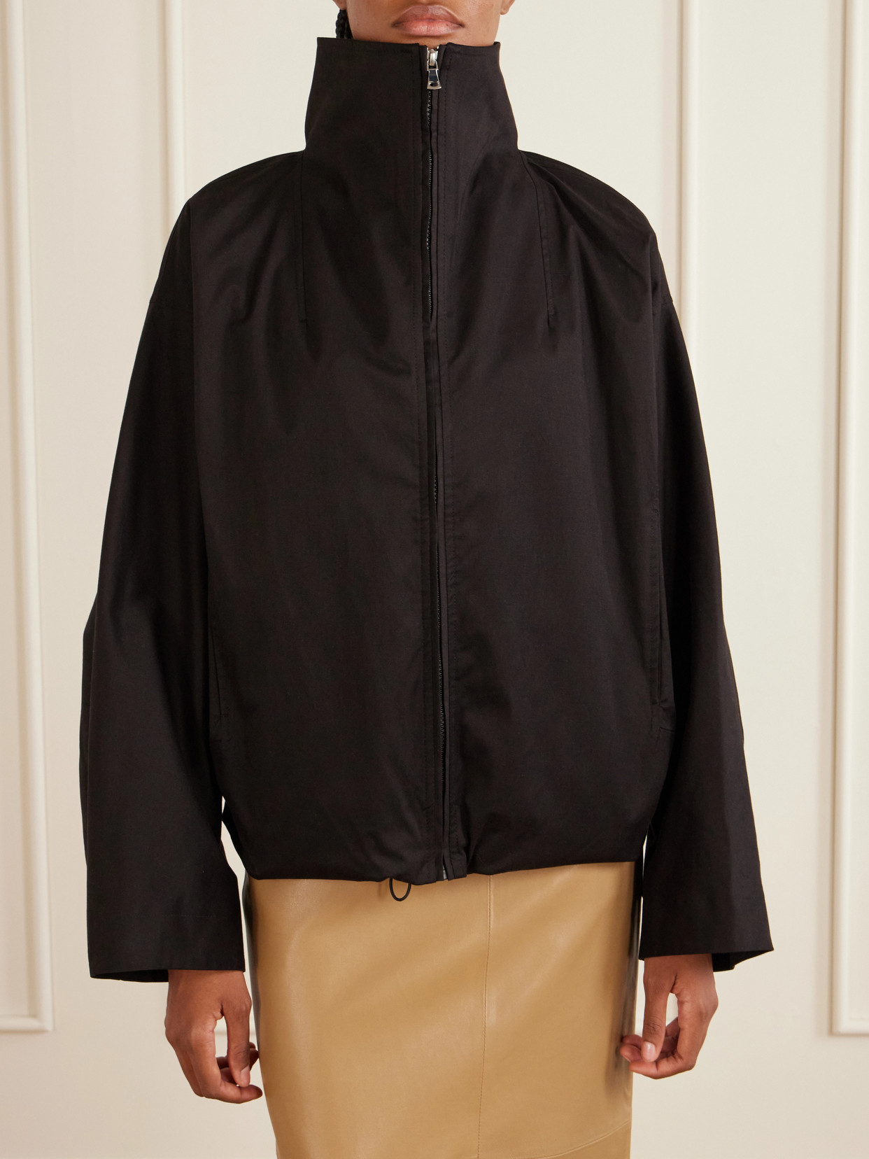 François Cotton-Blend Canvas Jacket