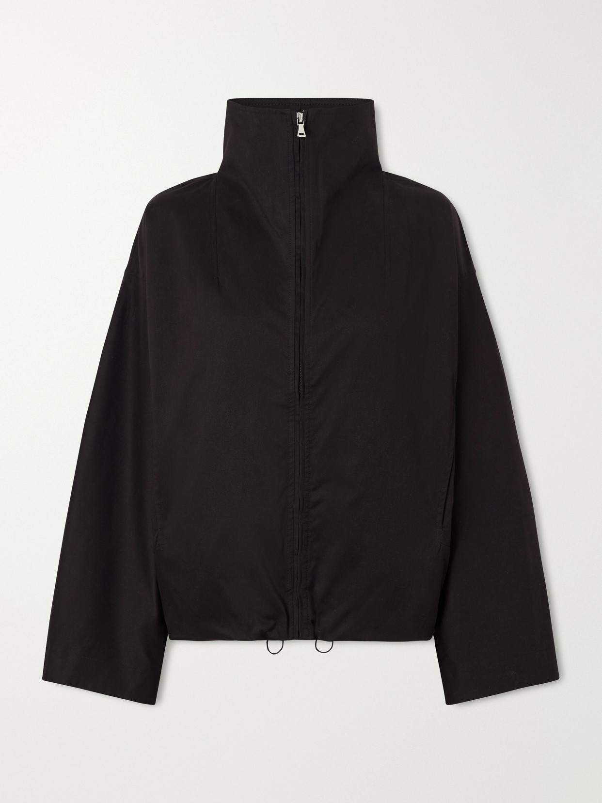 Nour Hammour François Cotton-blend Jacket In Black
