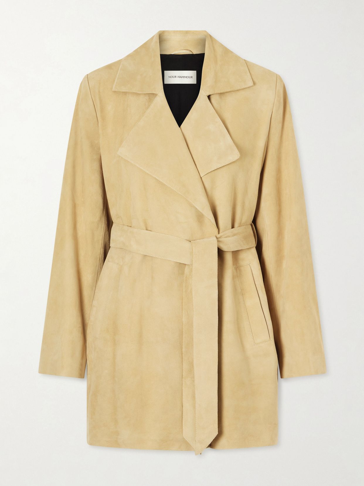 Kerry Belted Suede Jacket