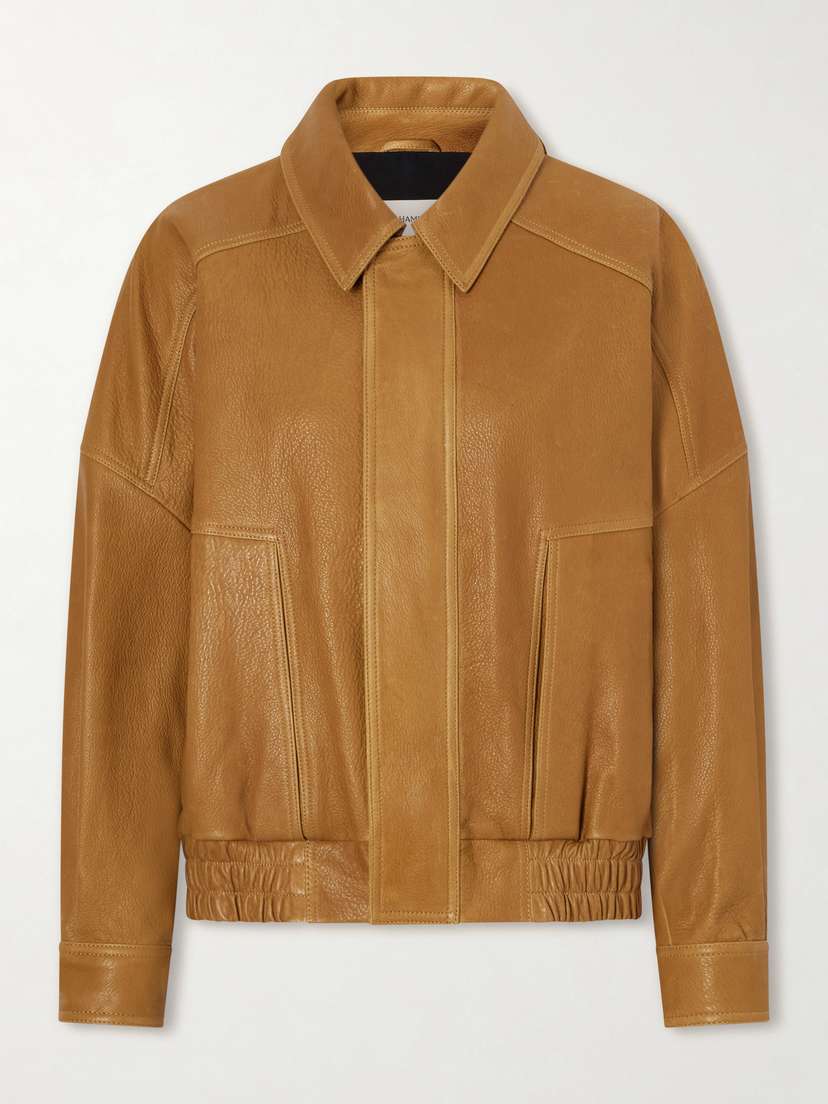 Nour Hammour Dalma Leather Jacket