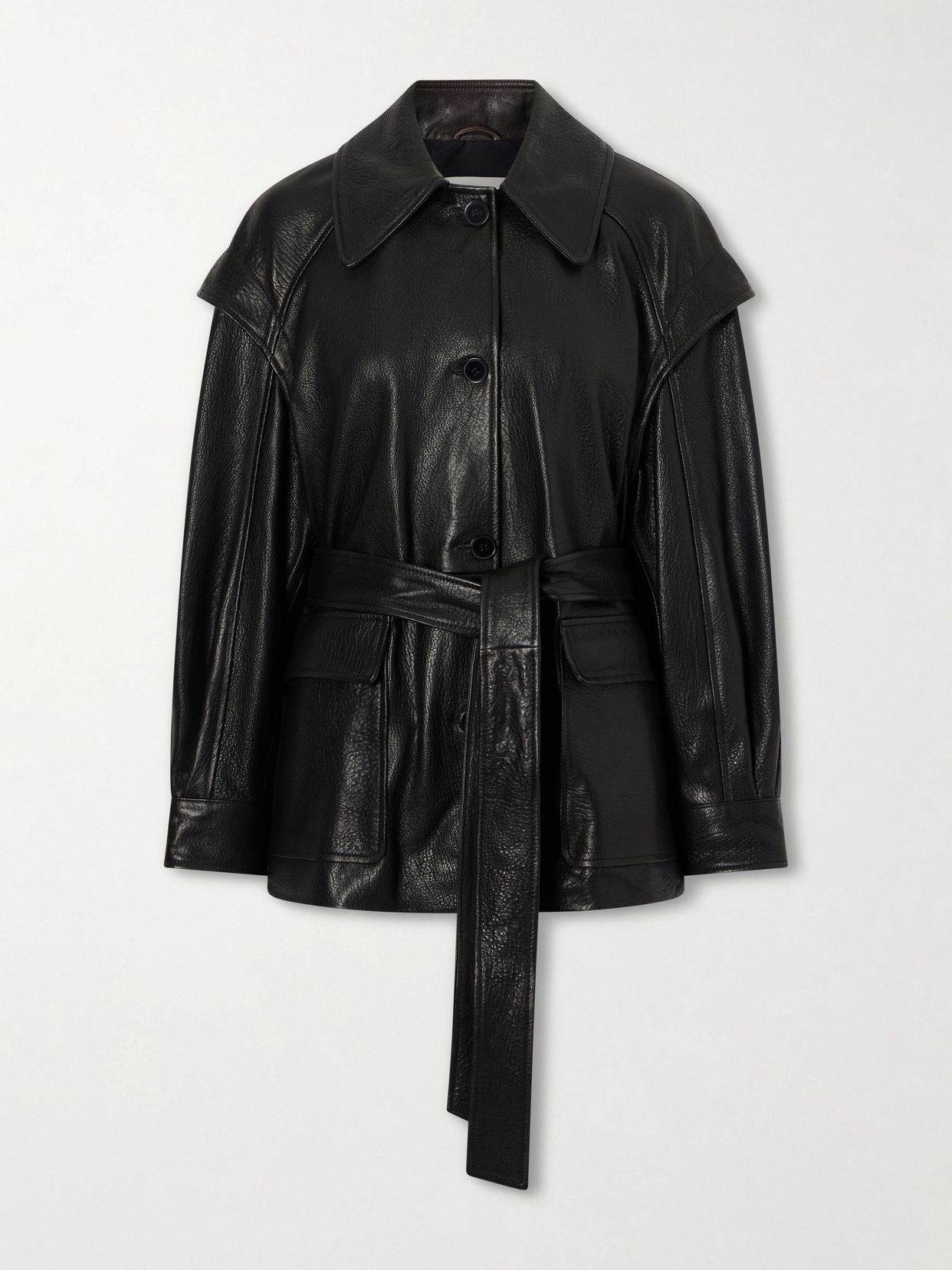 Perrin Belted Full Grain Jacket