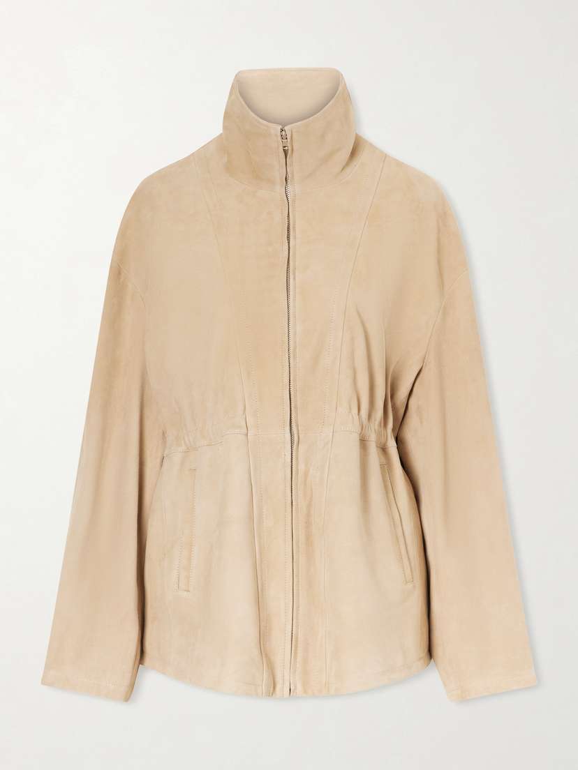Nour Hammour Passage Suede Leather Jacket