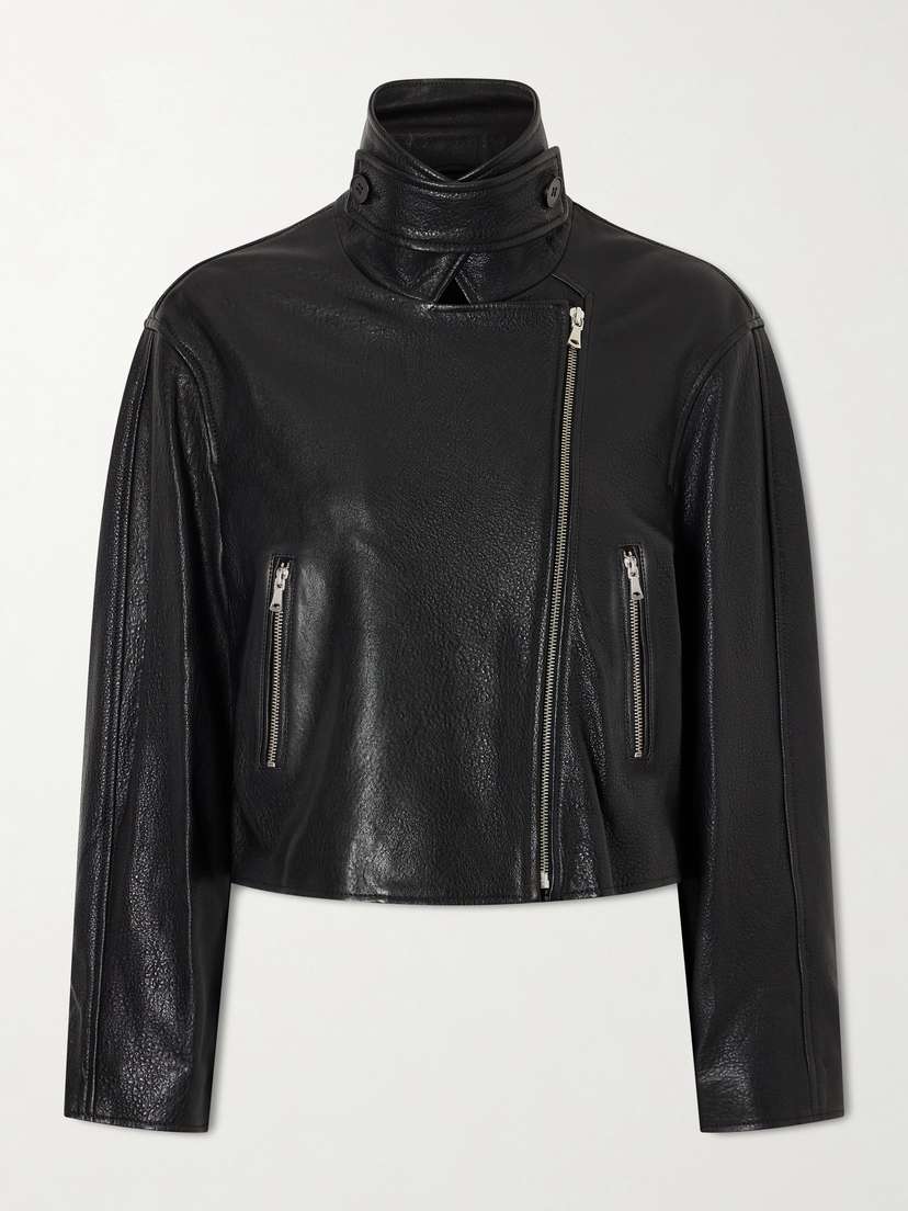 Nour Hammour Varda Full-grain Leather Jacket | Thumbnail 6