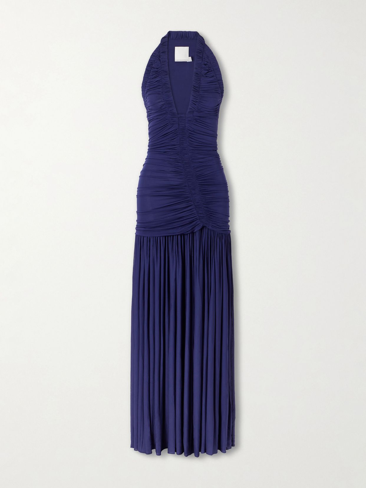 Orion gathered jersey gown