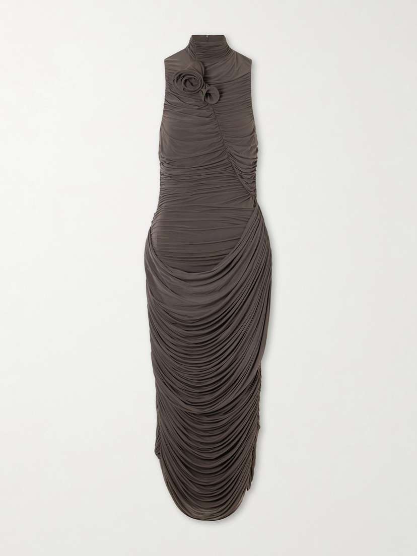 Magda Butrym Appliquéd Stretch-jersey Midi Dress | Thumbnail 6 Magda Butrym Appliquéd Stretch-jersey Midi Dress | Thumbnail 6
