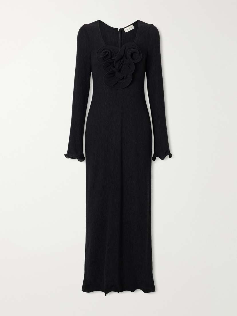 Magda Butrym Gathered Satin Maxi Dress | Thumbnail 5 Magda Butrym Gathered Satin Maxi Dress | Thumbnail 5