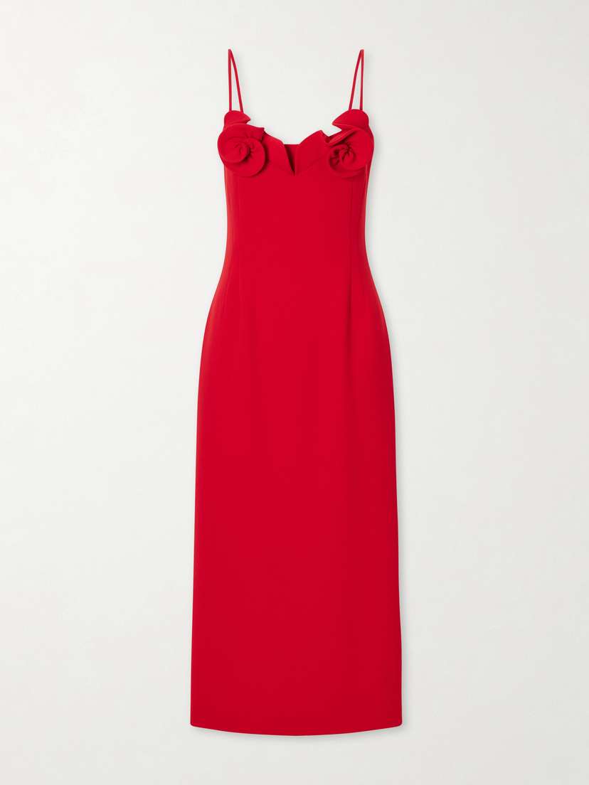 Magda Butrym Embellished Wool-blend Crepe Midi Dress | Thumbnail 5 Magda Butrym Embellished Wool-blend Crepe Midi Dress | Thumbnail 5