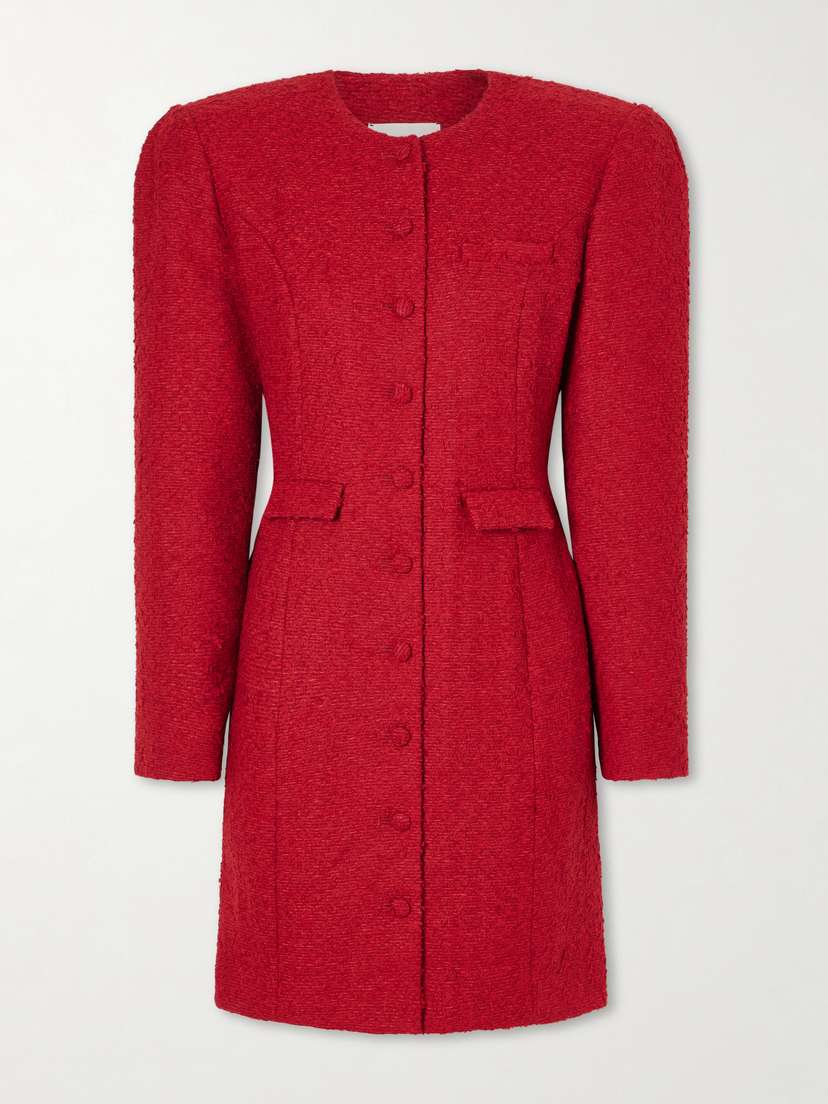 Magda Butrym Padded Bouclé Mini Dress