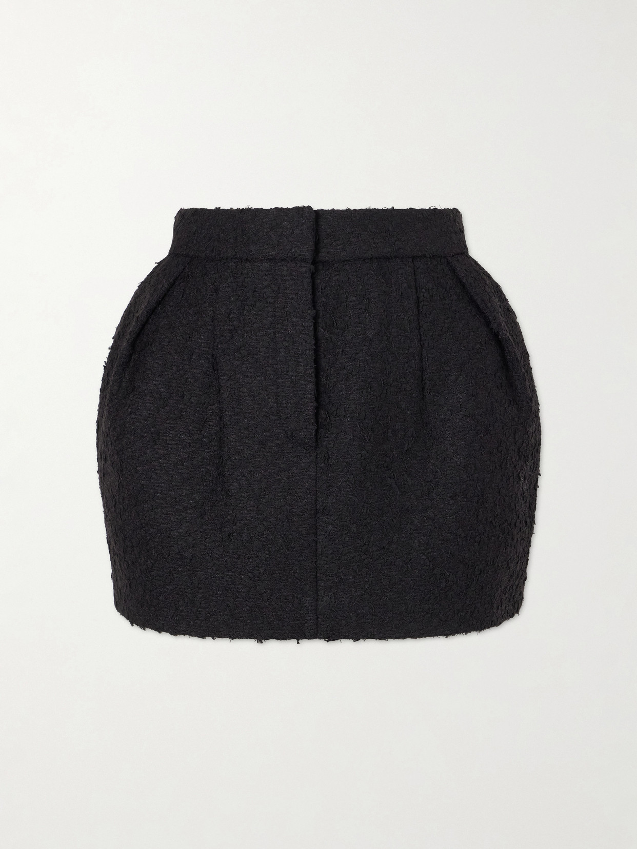 Magda Butrym Bouclé Mini Skirt In Black