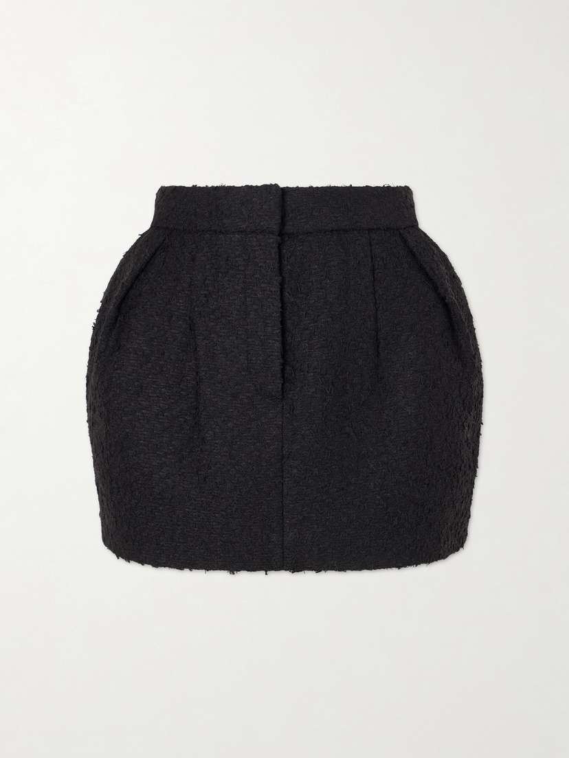 Magda Butrym Bouclé Mini Skirt