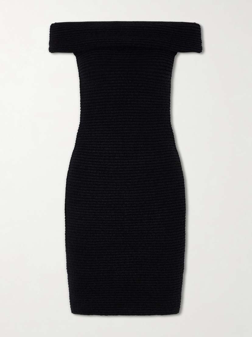 Magda Butrym Off-the-shoulder Knitted Midi Dress | Thumbnail 5 Magda Butrym Off-the-shoulder Knitted Midi Dress | Thumbnail 5