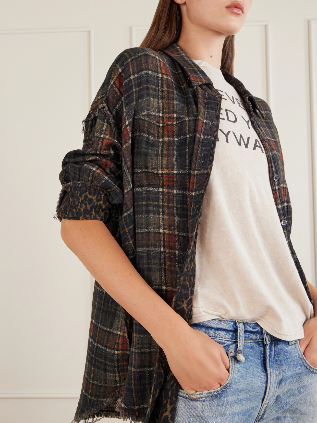 Checked Cotton Reversible Shirt