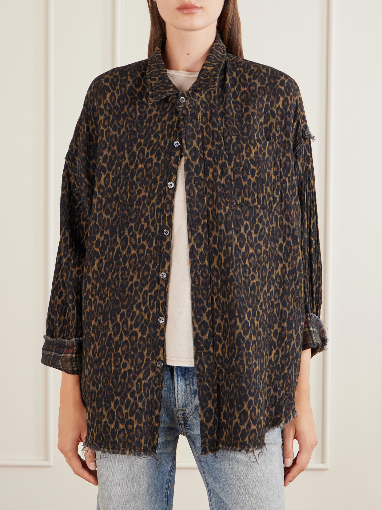 Checked Cotton Reversible Shirt