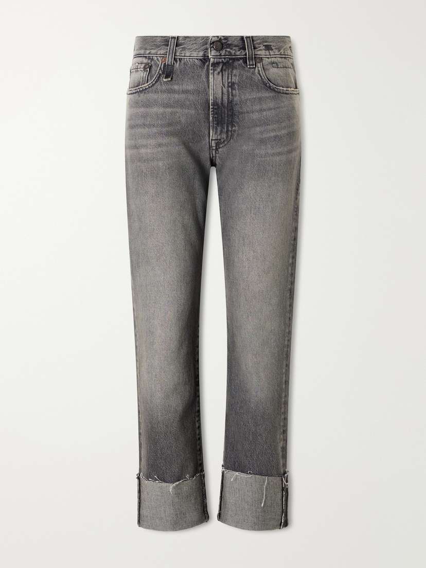 R13 Romeo Cropped Mid-rise Flared Jeans