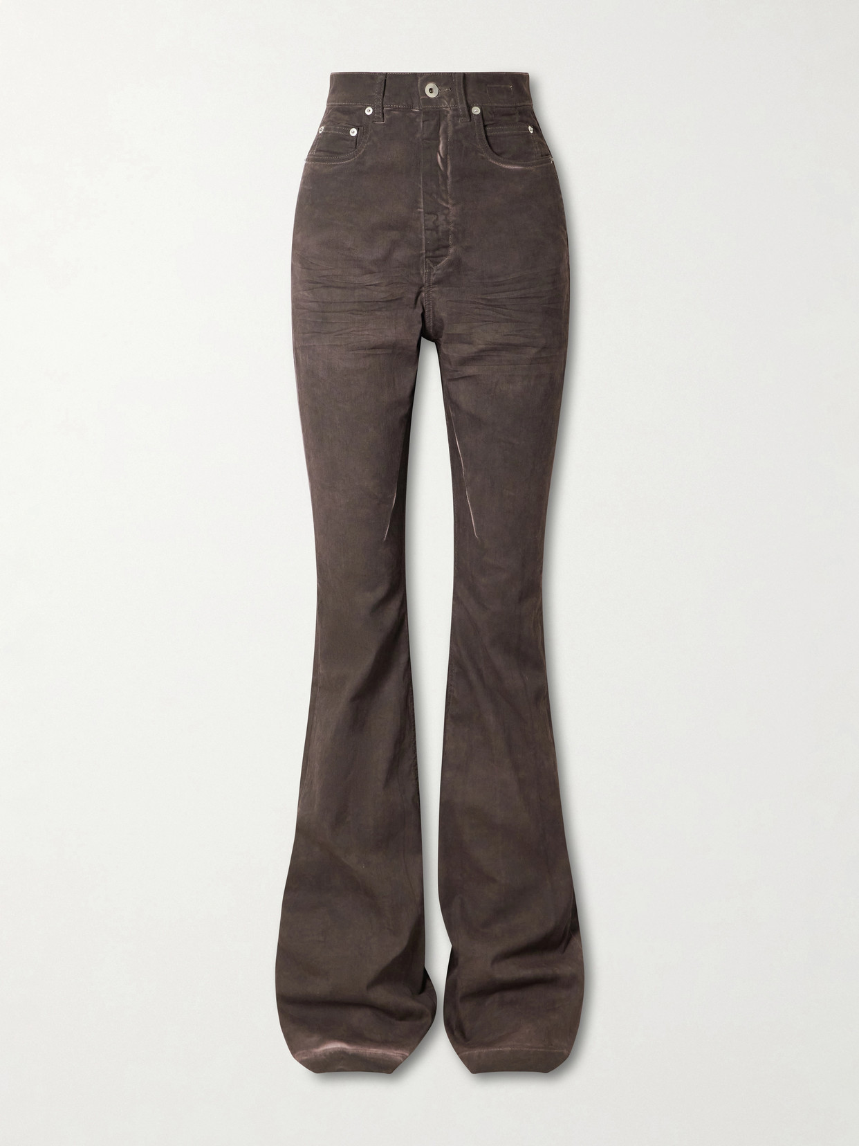 Rick Owens - Bolan High-waist Flared Jeans - Purple