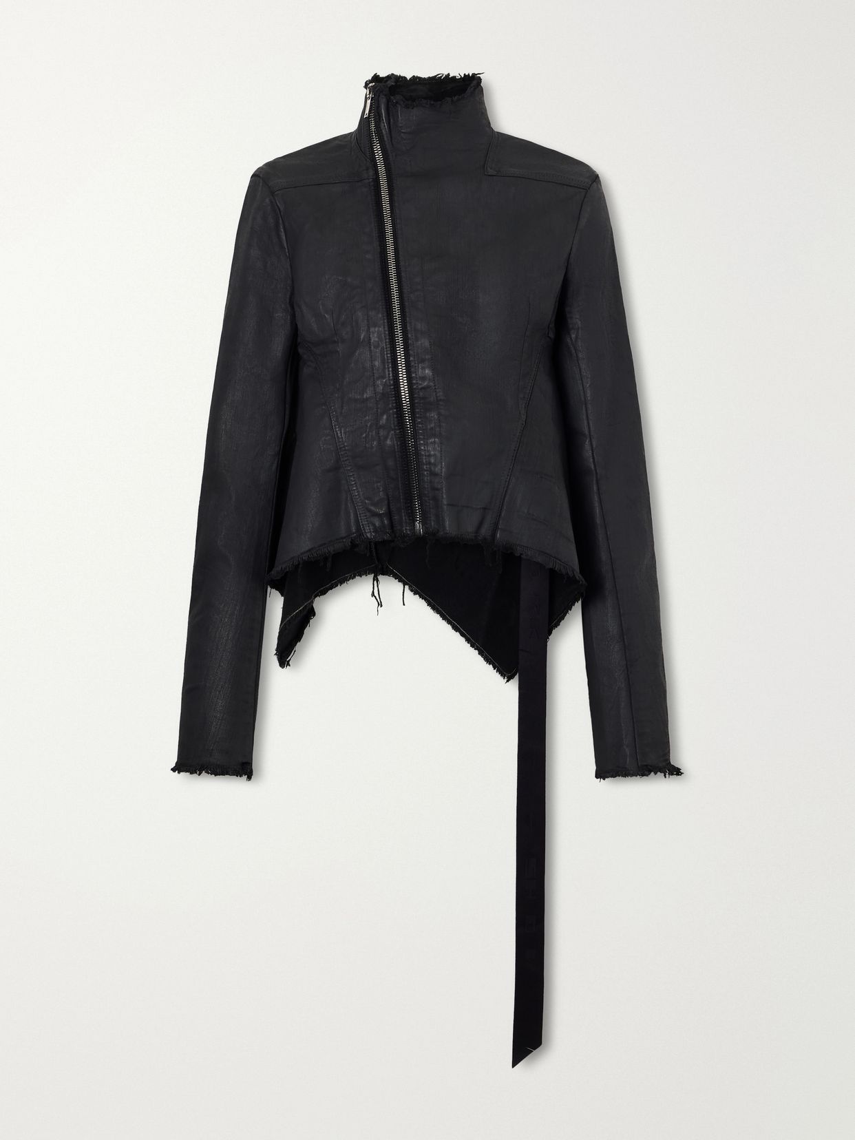 Naska Gary distressed waxed denim jacket