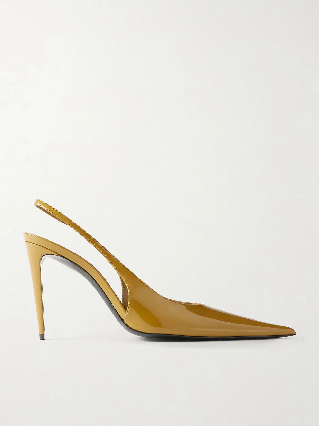 Guermantes 95 patent-leather slingback pumps