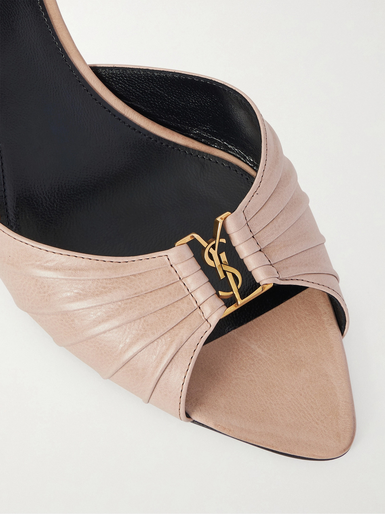 Babylone Embellished Gathered Mules