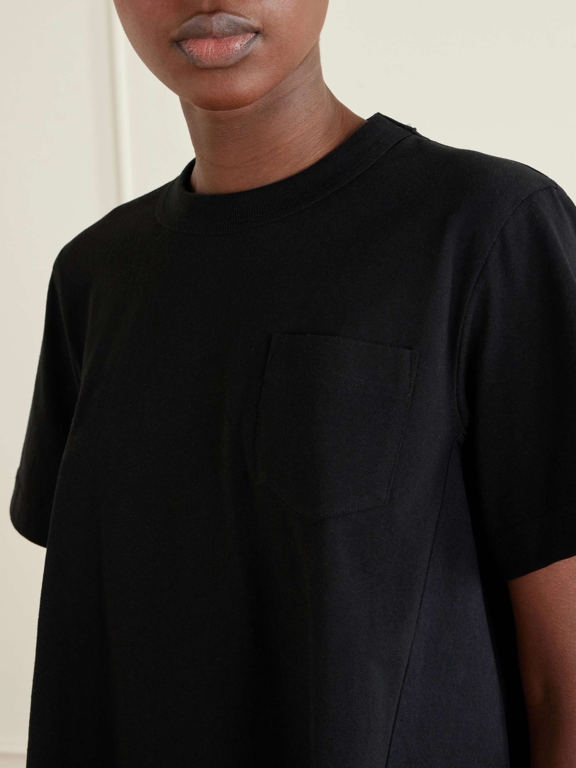 SACAI Cotton-jersey T-Shirt | NET-A-PORTER