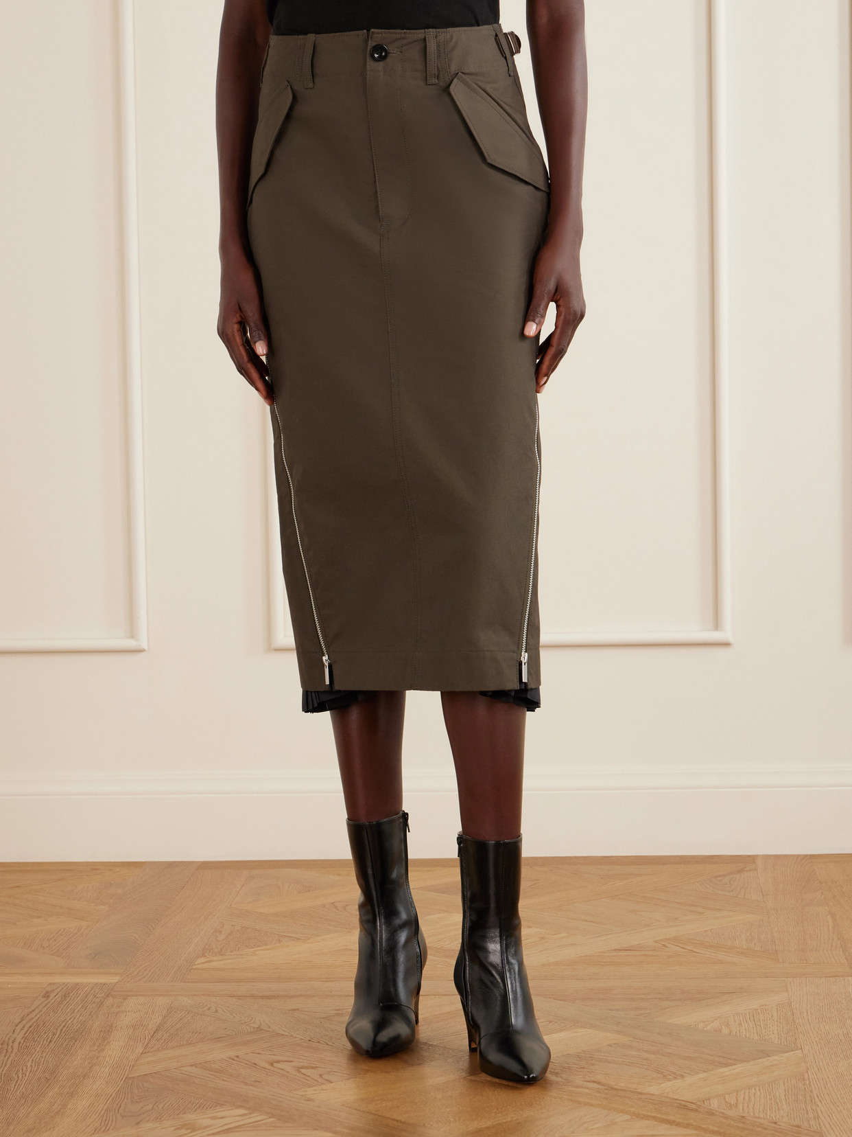 Weather Cotton-Twill Midi