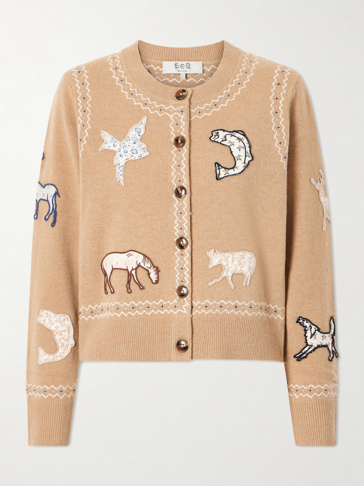 Winslow Appliquéd Cardigan