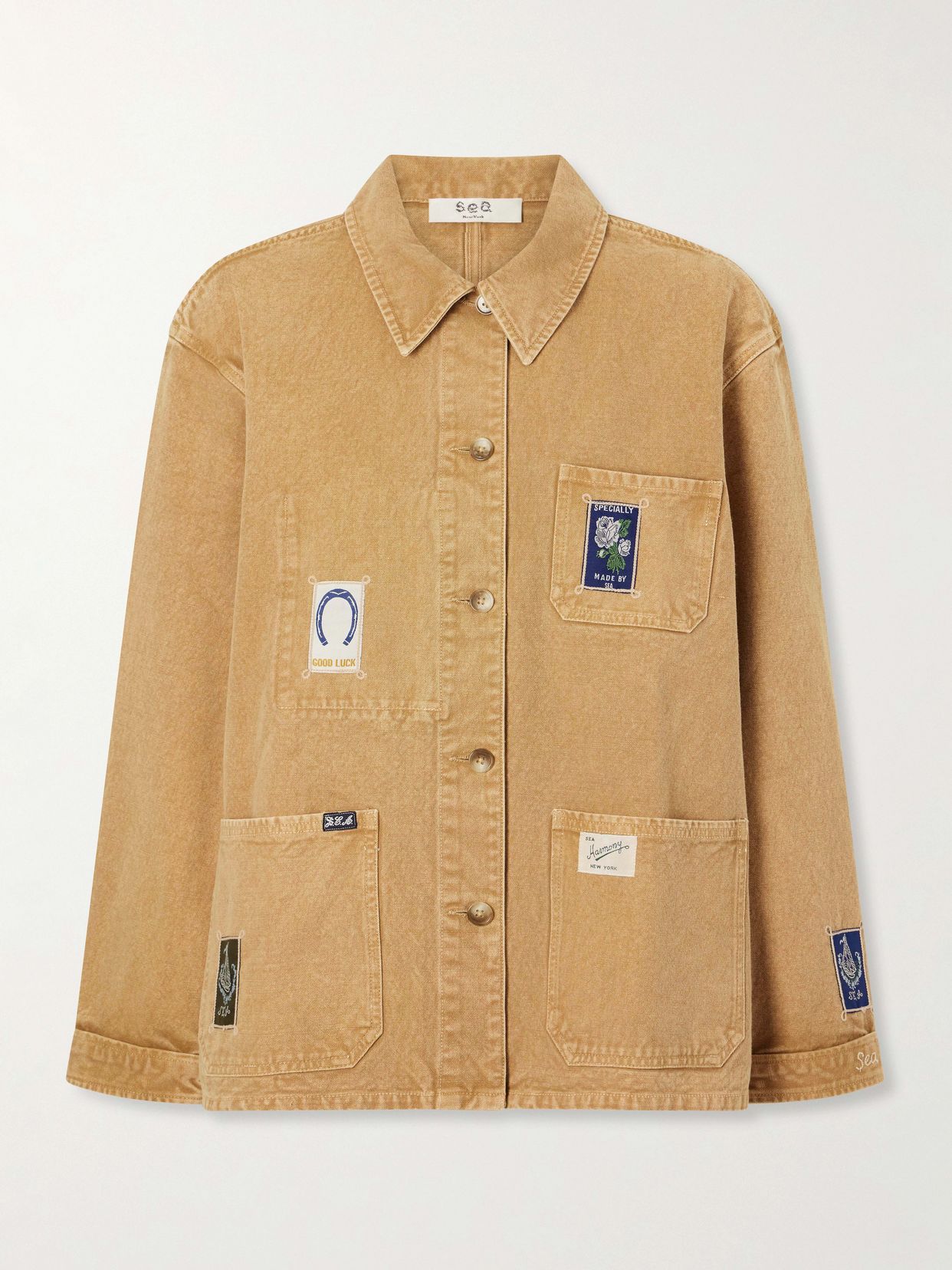 winslow patch detailed denim jacket
