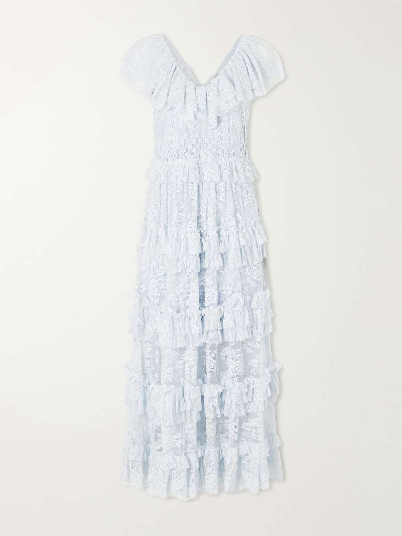 Sea Sharleen Ruffled Lace Maxi Dress
