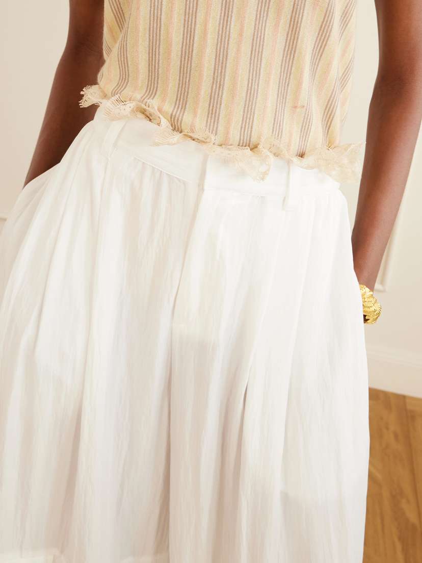Sea Lisette Lace-trimmed Shell Balloon Pants | Thumbnail 4 Sea Lisette Lace-trimmed Shell Balloon Pants | Thumbnail 4